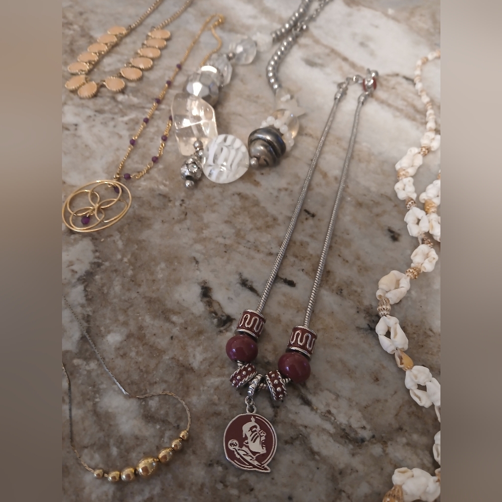 Lots of costume jewelery.   Great for kids or Crafts ..